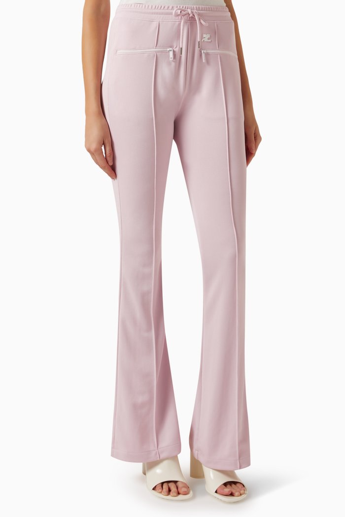 

Interlock Tracksuit Pants in Jersey, Pink