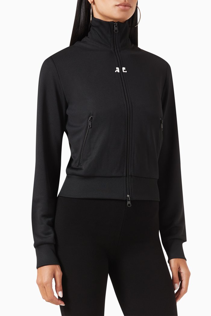 

Interlock Tracksuit Jacket, Black