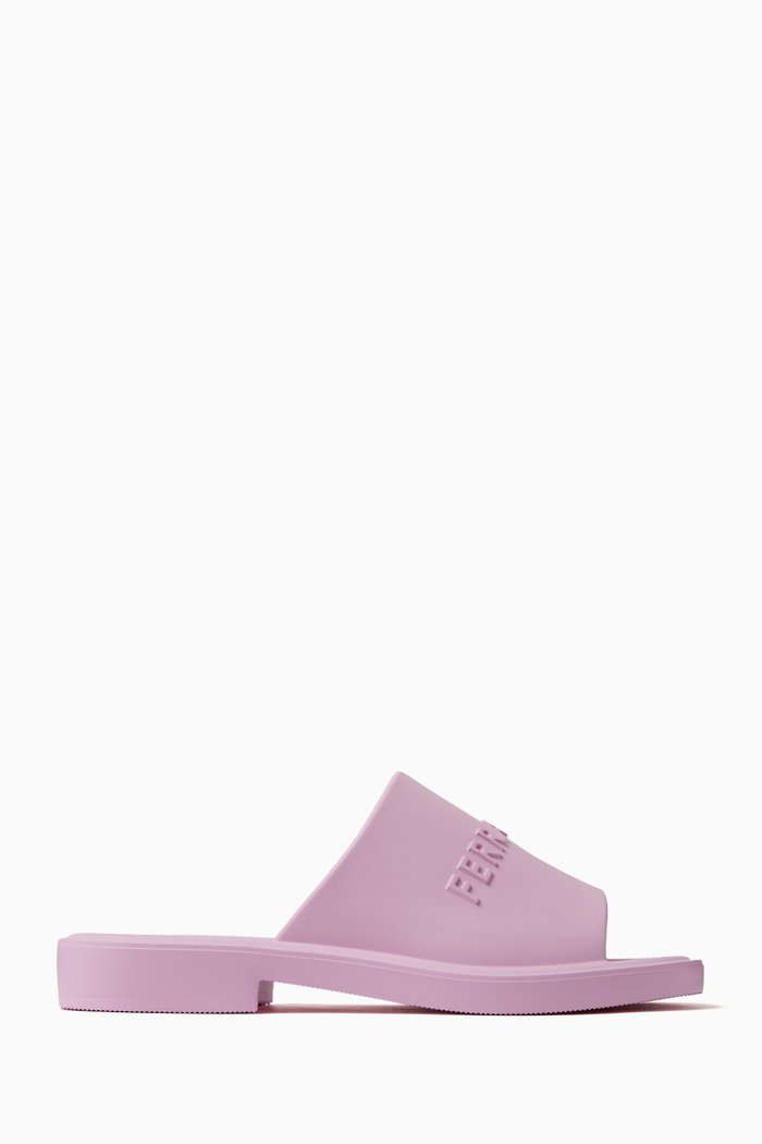 

3D Logo Slides in EVA Rubber, Pink