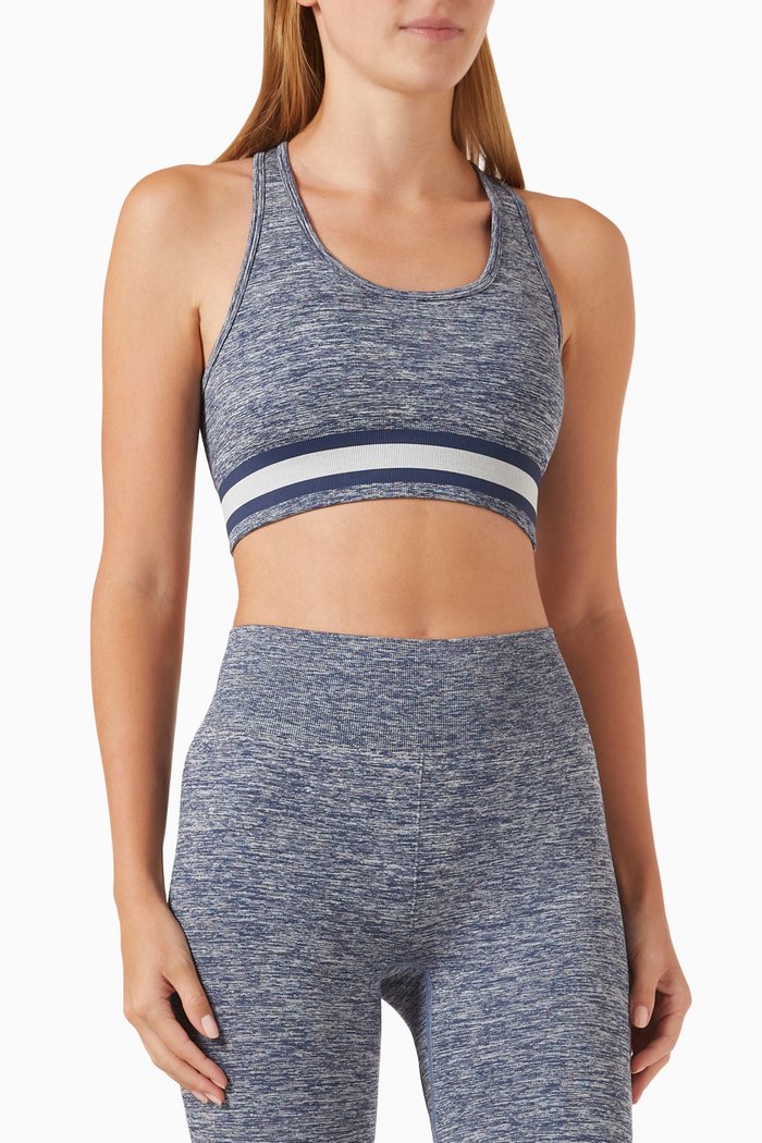 

Marle Seamless Sandy Bra in Technical Fabric, Blue