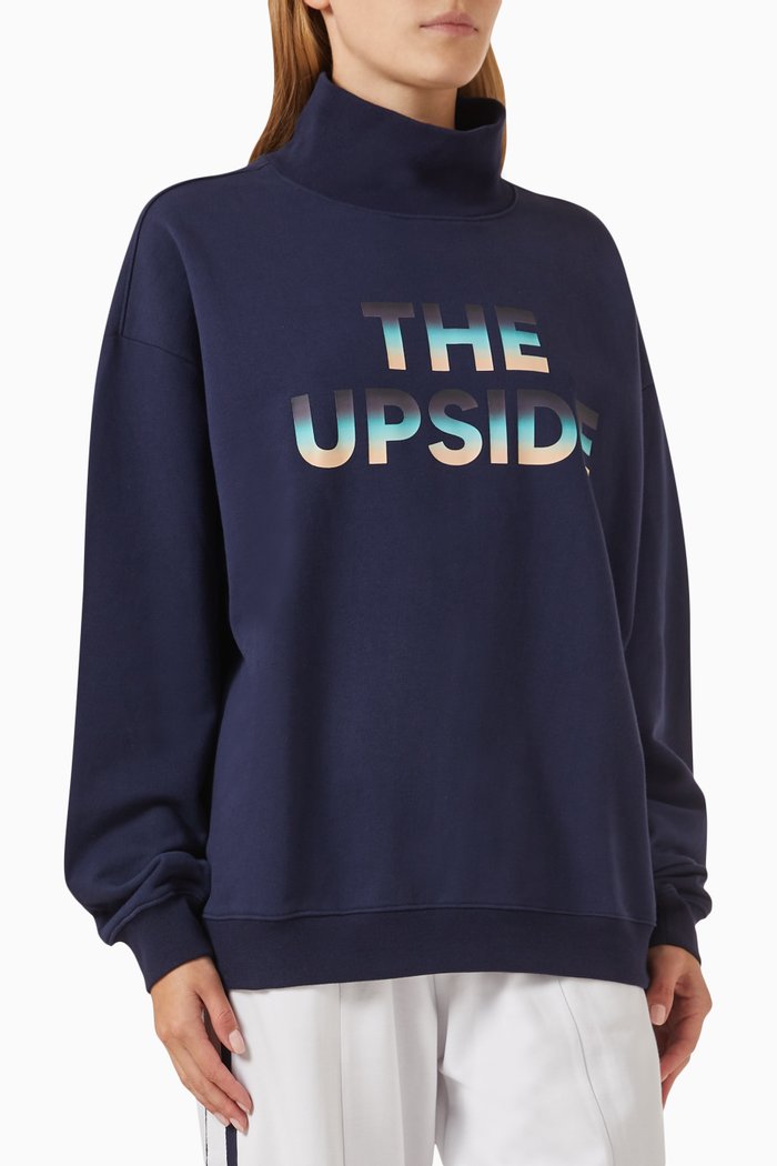 

Clementine Ombre Sweatshirt in Cotton-fleece, Blue