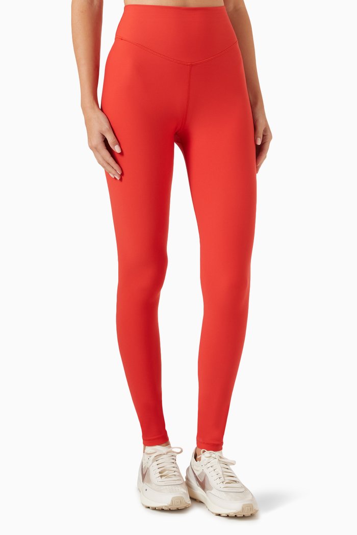 

Peached High-rise 28" Leggings in Technical Fabric, Red