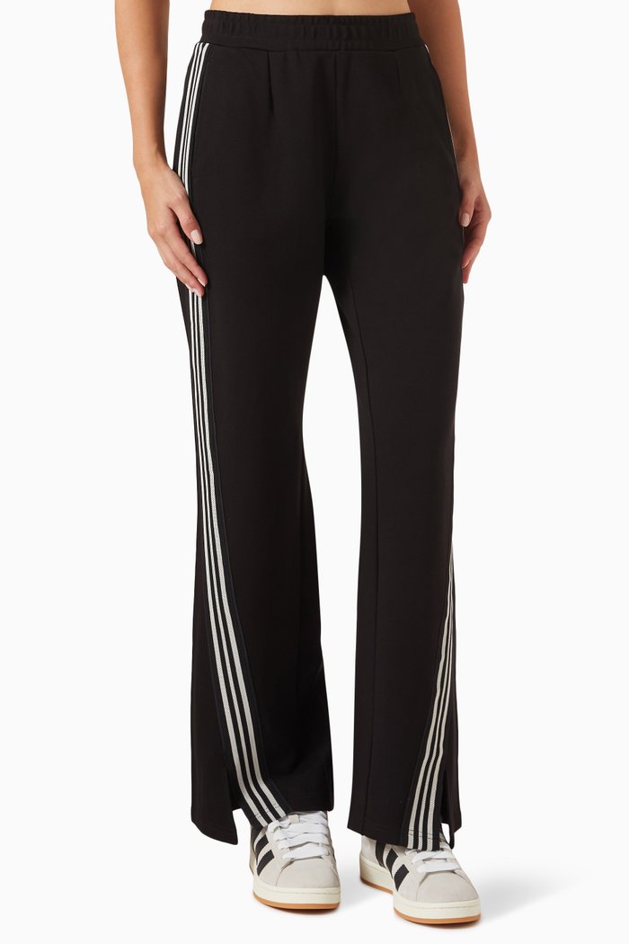 

Petra Flared Pants in Suiting Ponti-fabric, Black