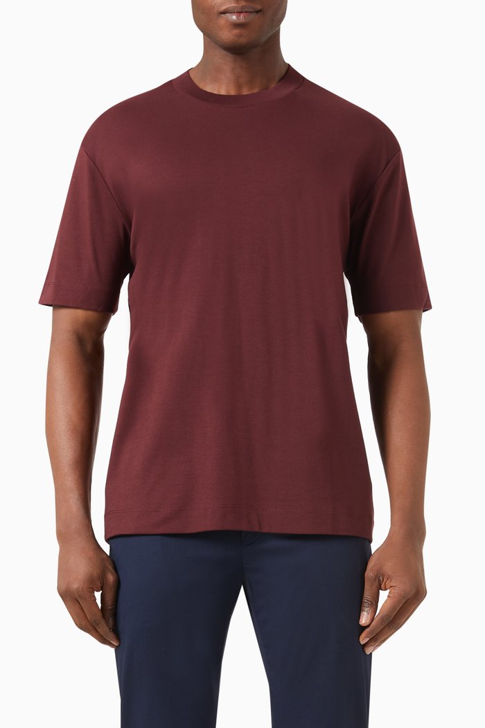 

Relaxed-fit T-shirt in Cotton, Red