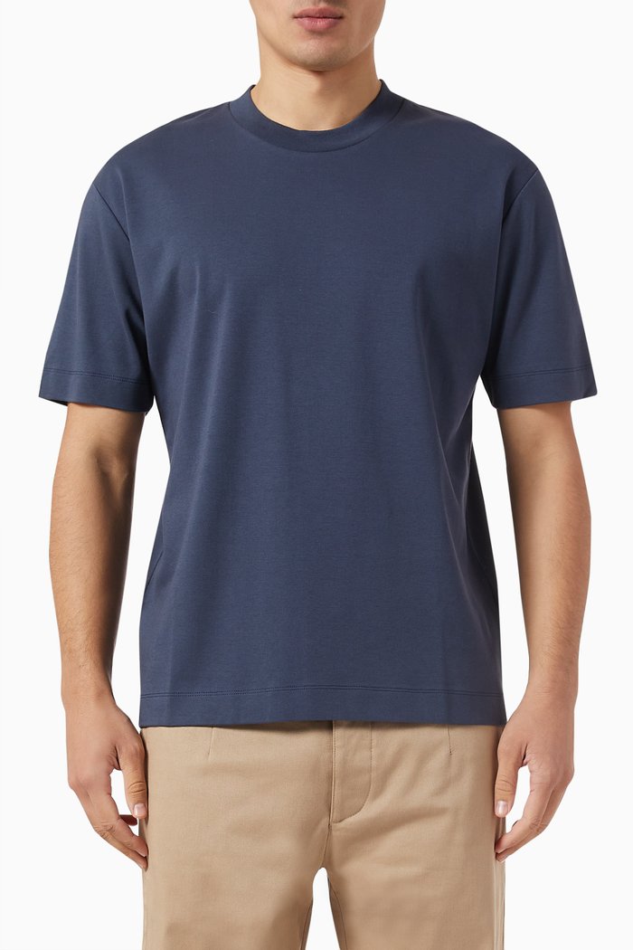 

Relaxed-fit T-shirt in Cotton, Blue