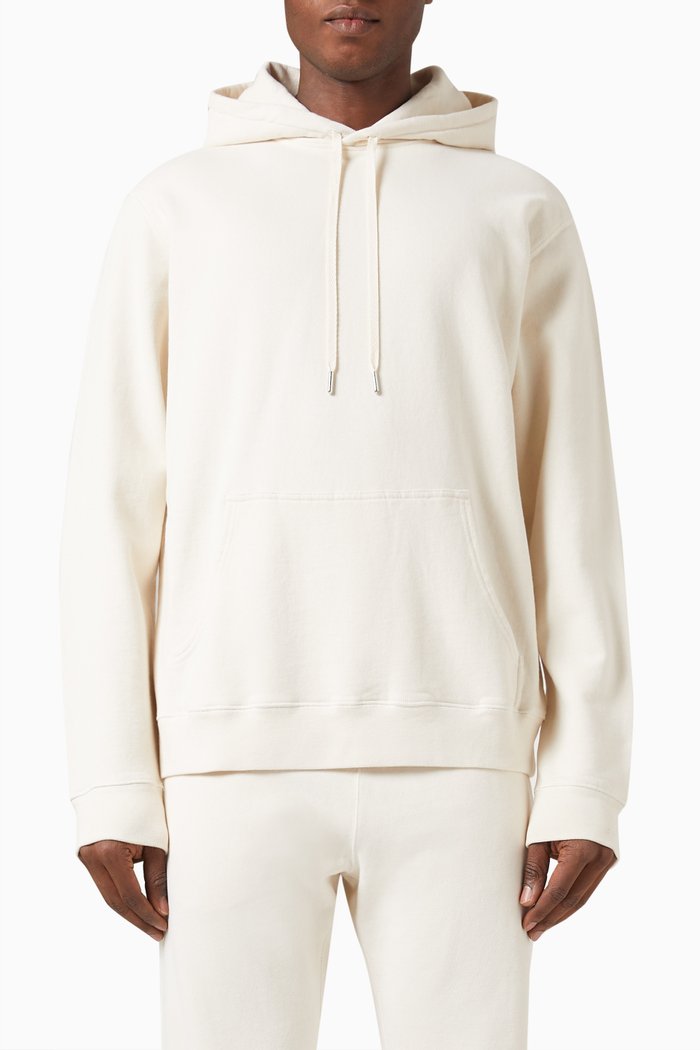 

Hoodie in Loopback Cotton, Neutral