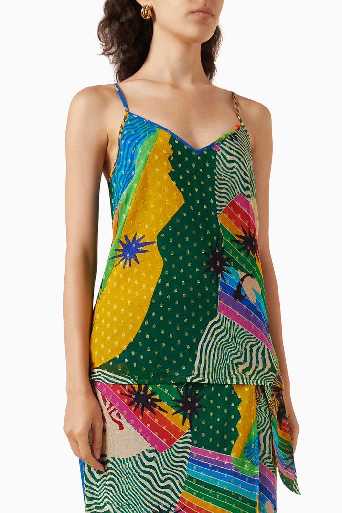 

Xylophone Cami Top, Multicolour