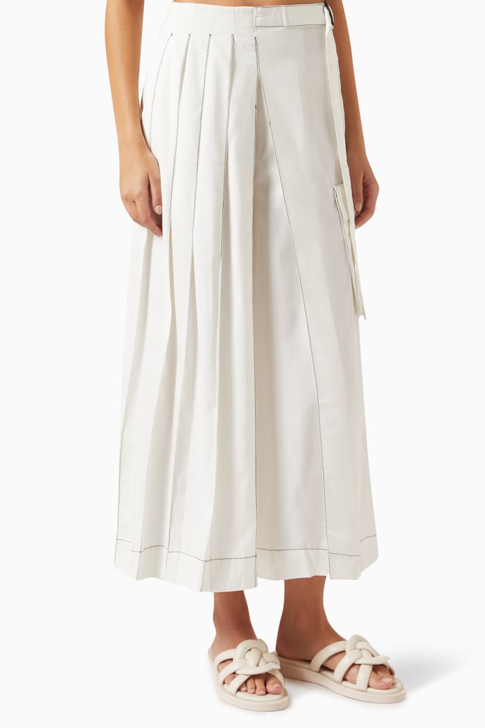 

Contrast-stitch Pants, Neutral