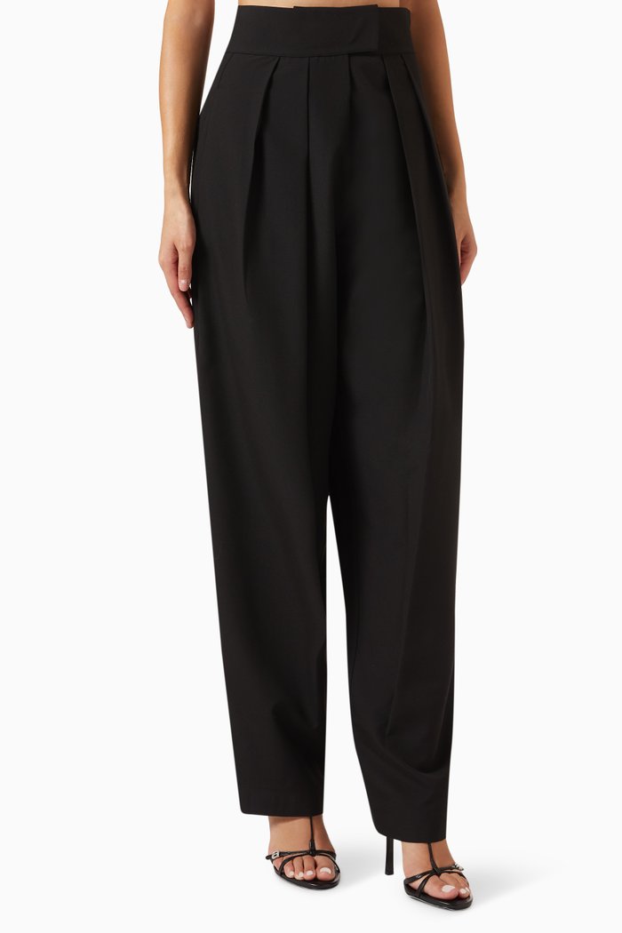 

Darline Pants in Suiting Fabric, Black