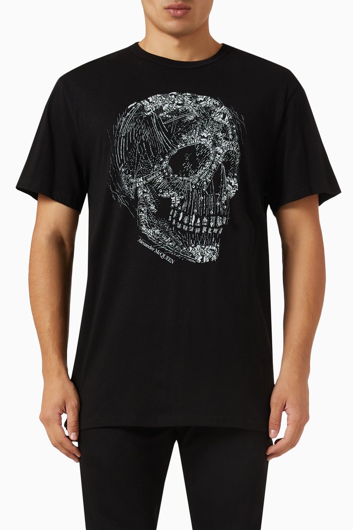 

Crystal Skull T-shirt in Organic Cotton-jersey, White