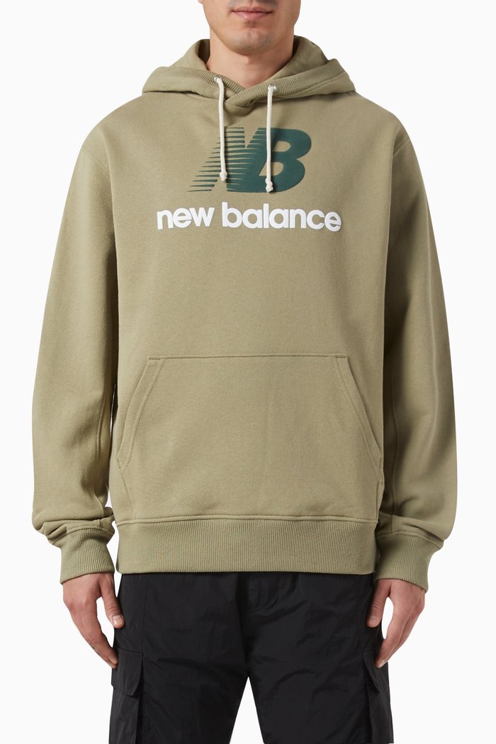 

Heritage Hoodie in Fleece, Green