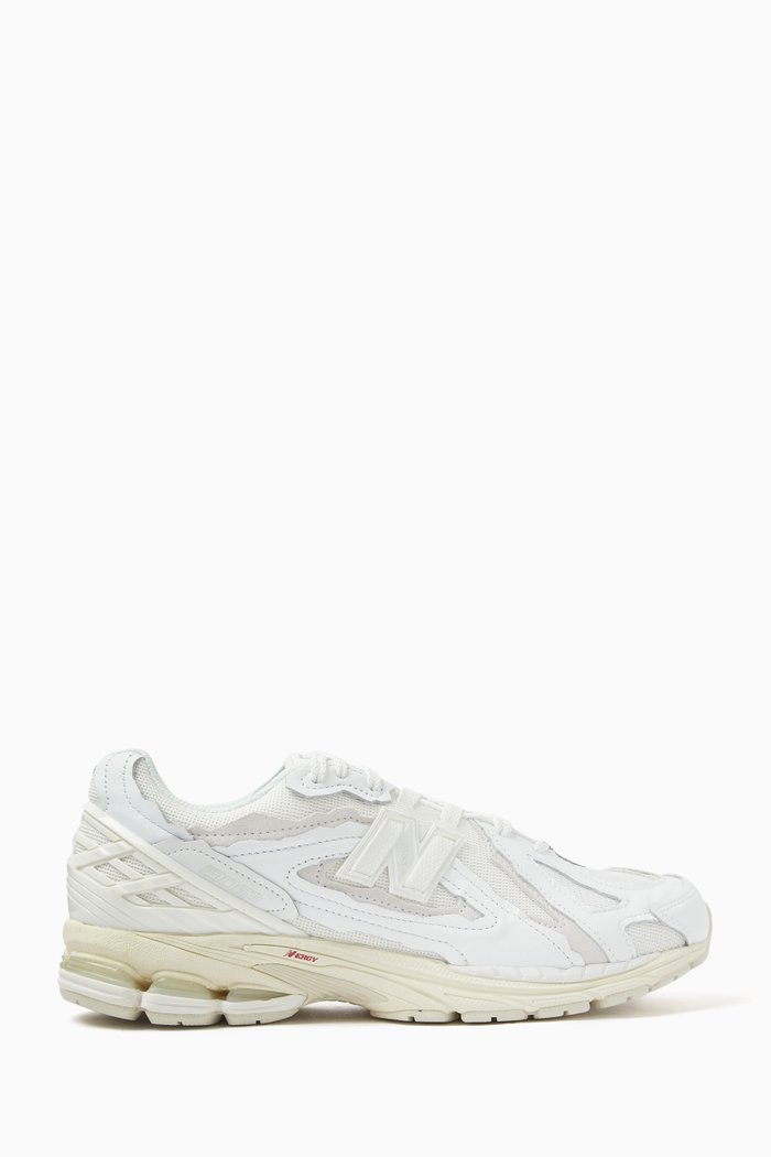 

1906D Sneakers in Leather & Mesh, White