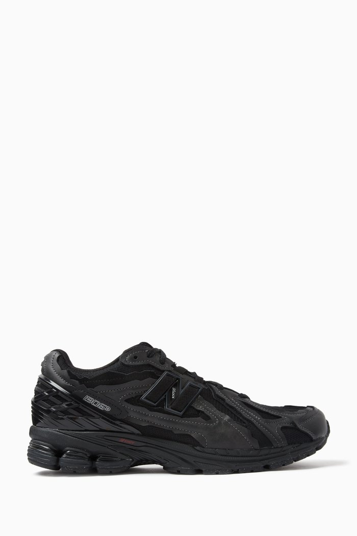 

1906D Sneakers in Leather & Mesh, Black