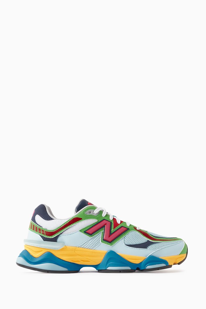 

9060 Sneakers in Suede & Mesh, Multicolour