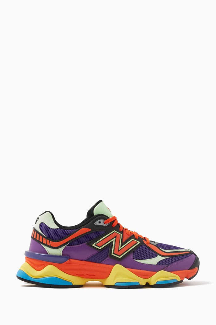 

9060 Sneakers in Suede and Mesh, Multicolour