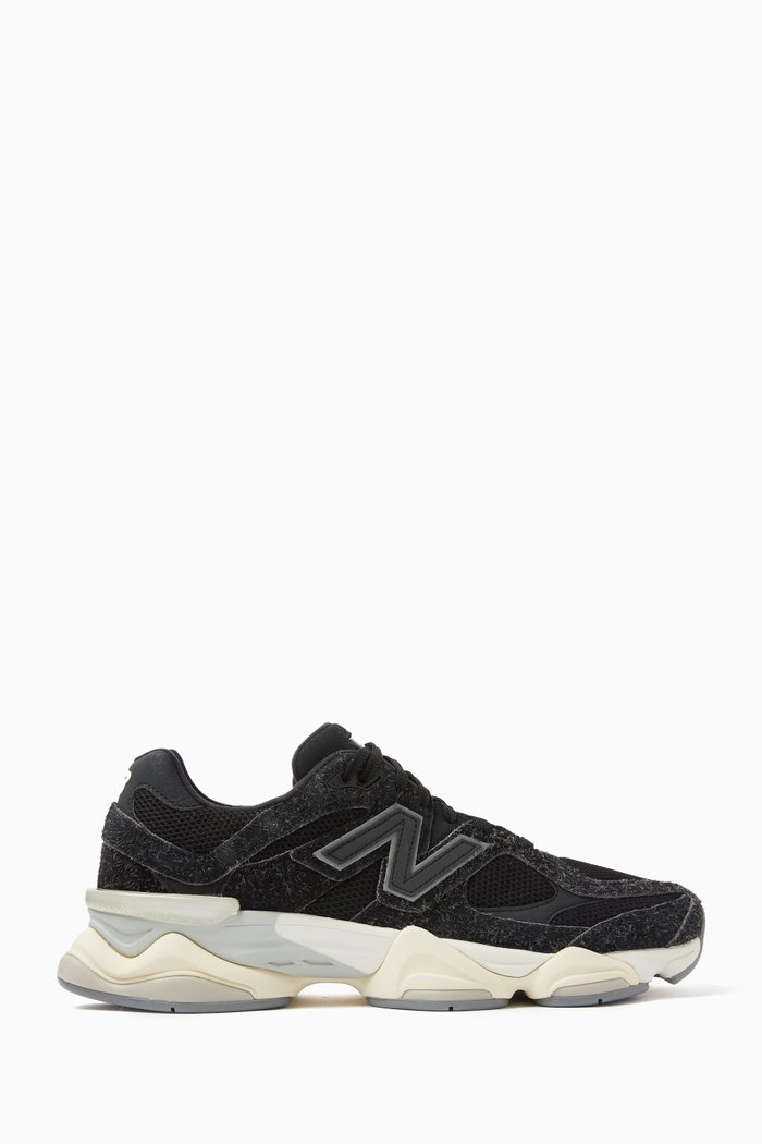 

9060 Sneakers in Mesh & Suede, Black