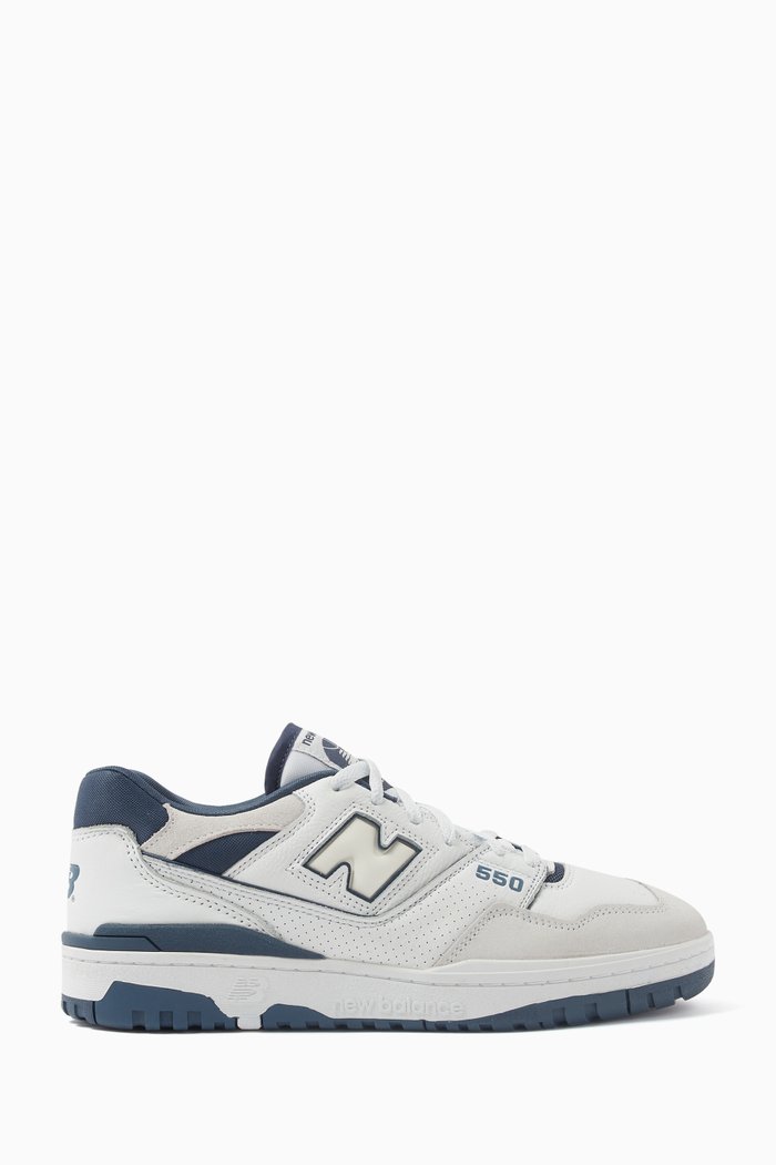 

BB550 Sneakers in Leather, White