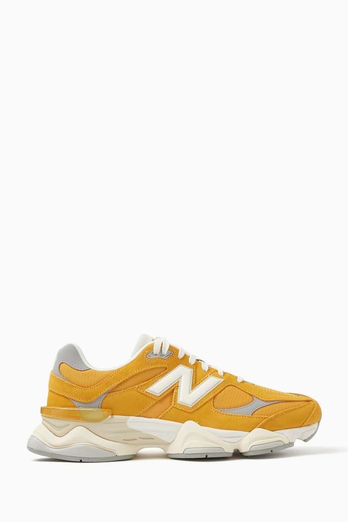 

9060 Sneakers in Mesh & Suede, Yellow