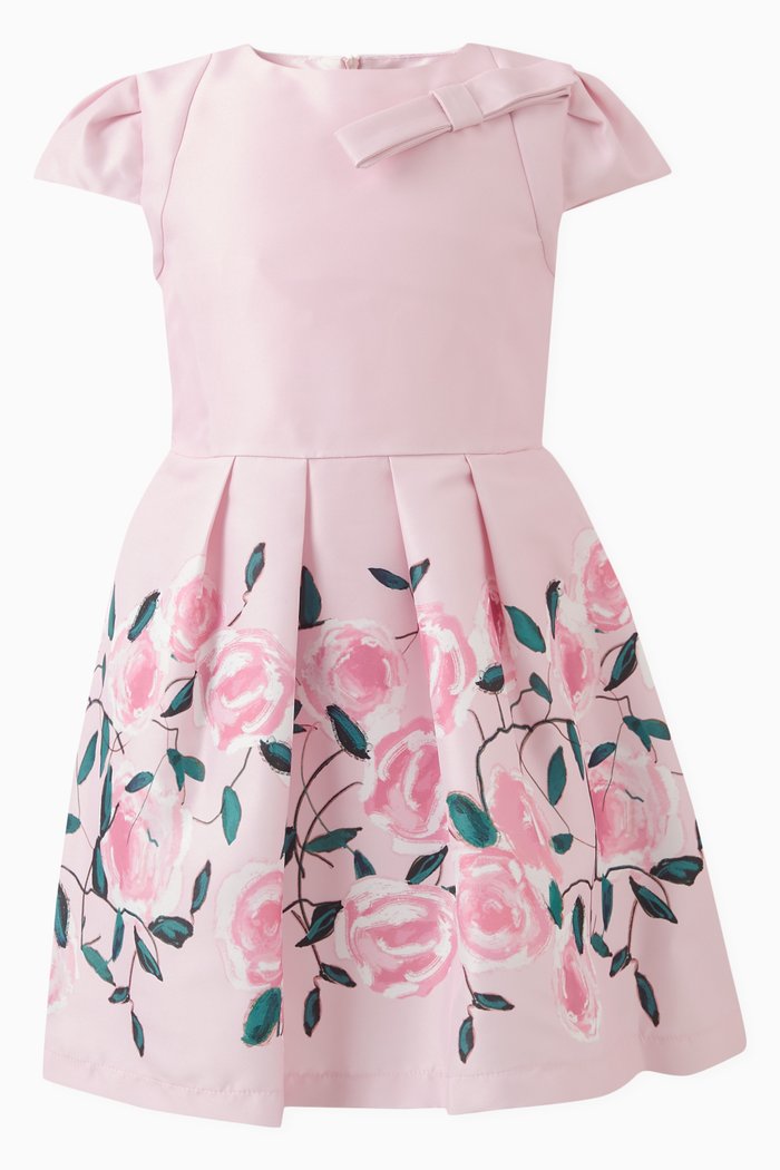 

Floral Print Dress, Pink