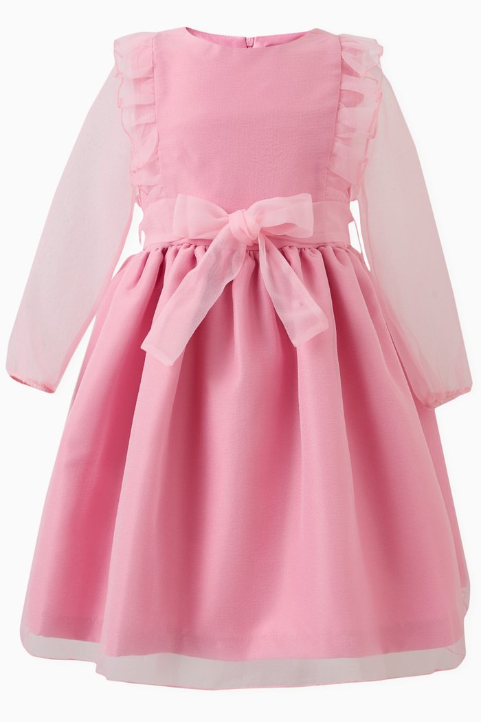 

Ruffle Detail Dress, Pink