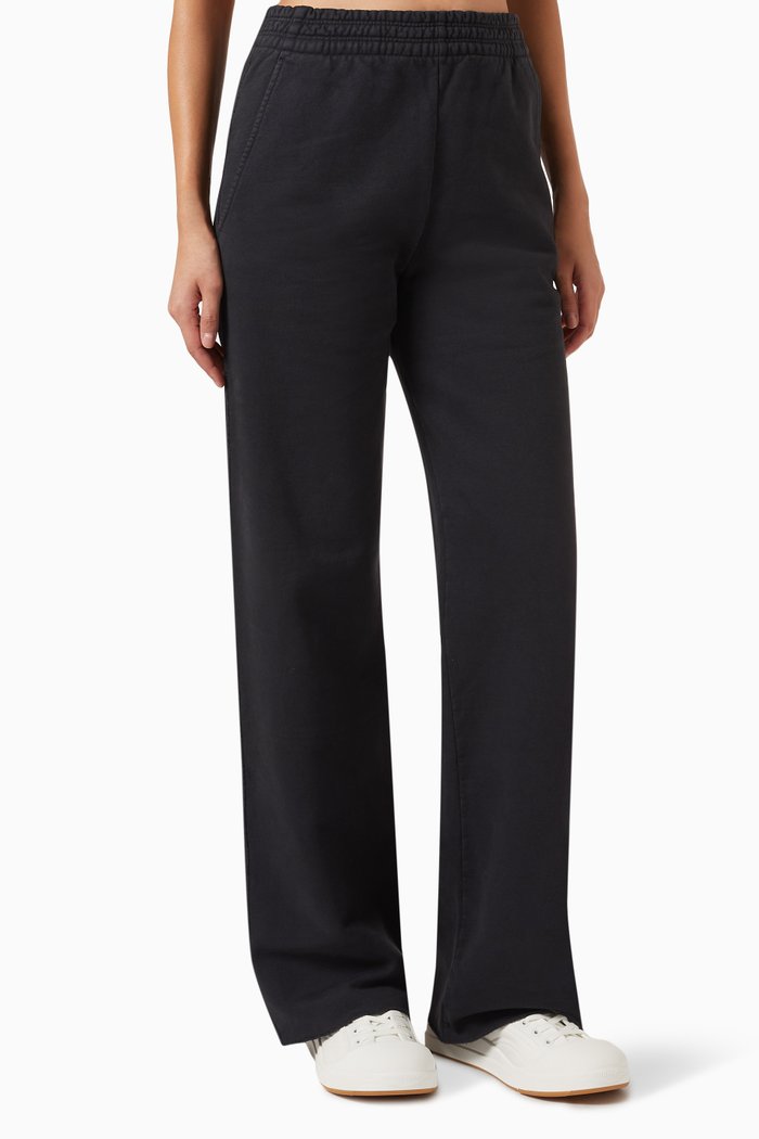 

Track Pants in Cotton, Black