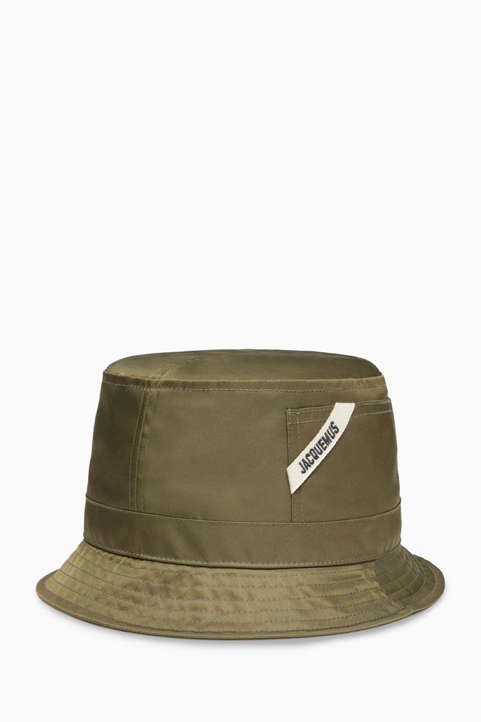 

Le bob Ovalie Bucket Hat in Nylon, Green