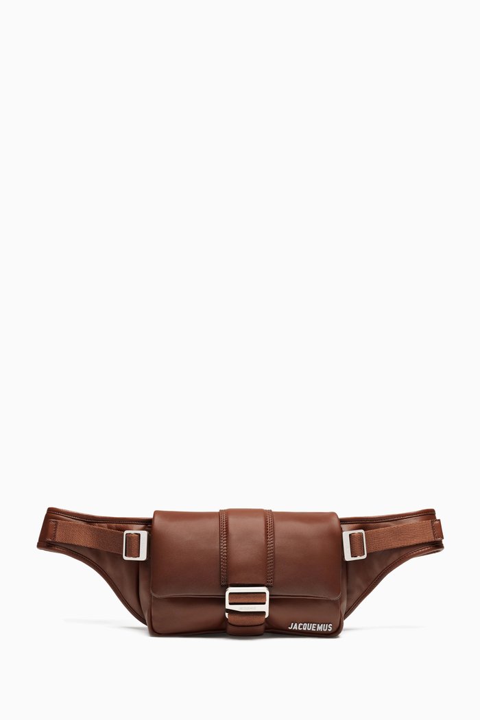 

La Banane Bambimou Belt Bag in Lamb Leather, Brown