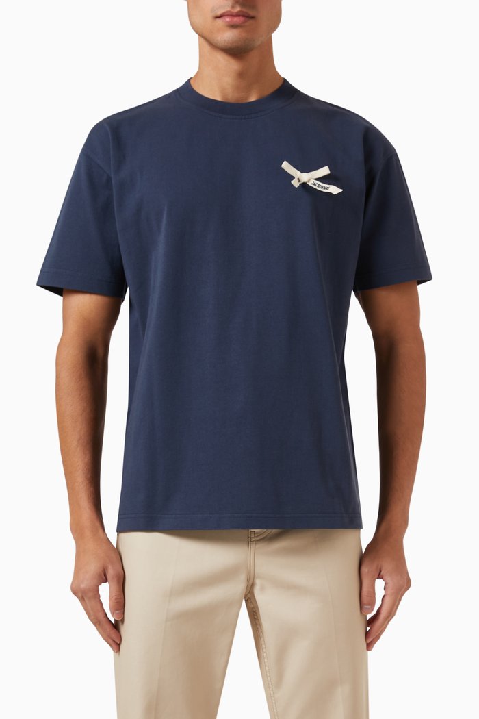 

Le T-shirt Noeud in Cotton-jersey, Blue