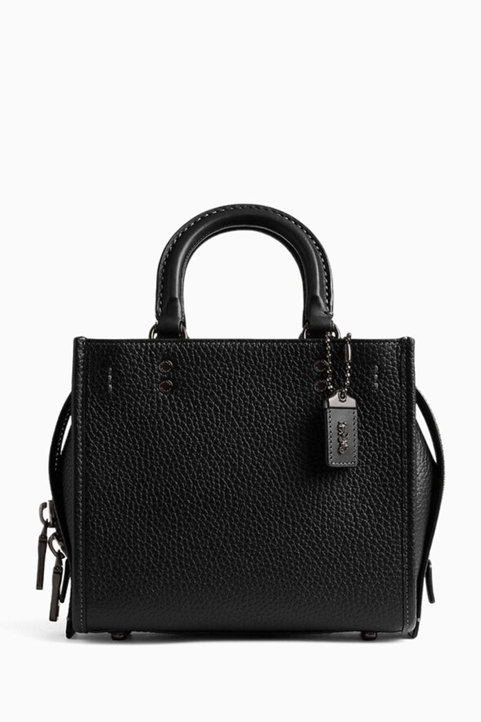 

Rogue 20 Bag in Colour-block Regenerative Leather, Black