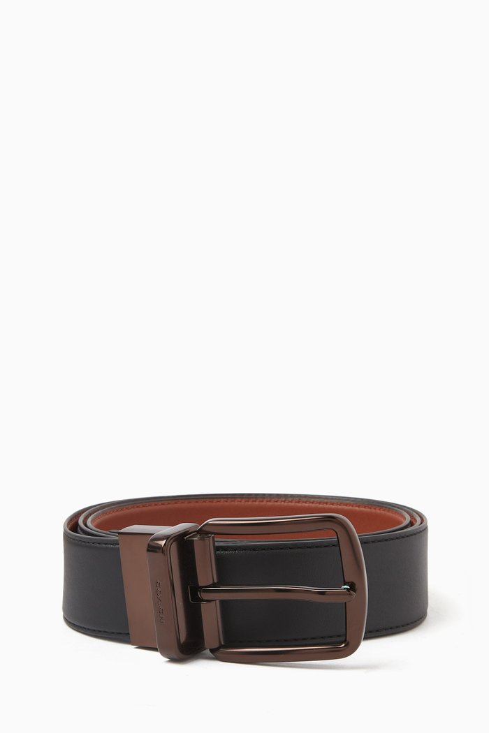 

Harness Buckle Reversible Belt, 38mm, Black