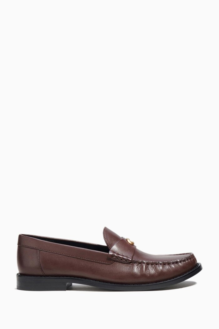 

Jolene Loafers in Leather, Red