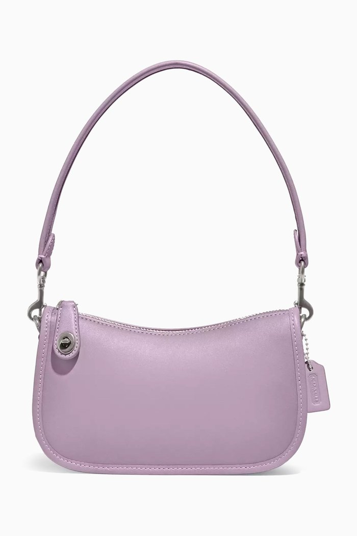 

Swinger 20 Shoulder Bag in Glovetanned Leather, Purple