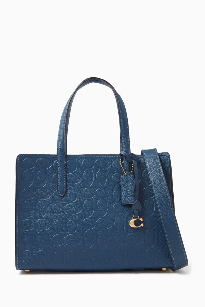 

Carter 28 Carryall Bag in Signature Leather, Blue