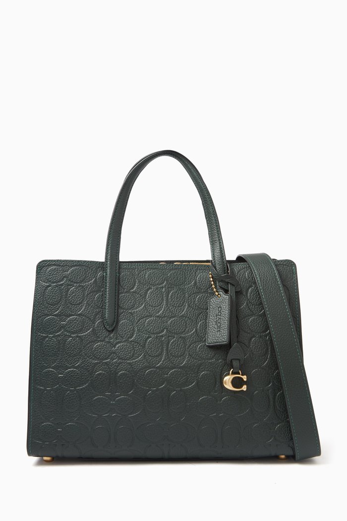 

Carter 28 Carryall Bag in Signature Leather, Green