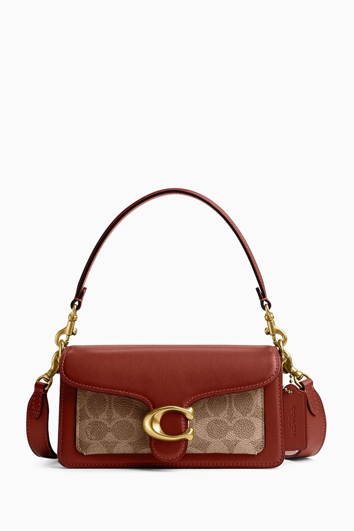 

Tabby 20 Shoulder Bag in Signature Canvas, Neutral