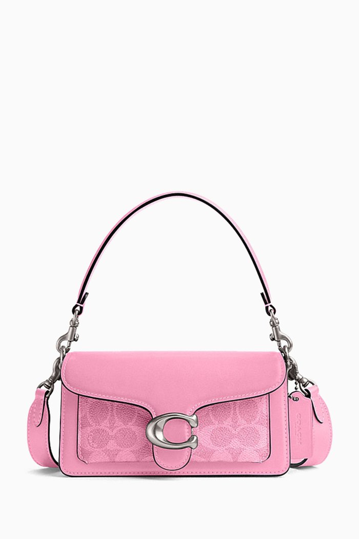 

Tabby 20 Shoulder Bag in Signature Canvas, Pink