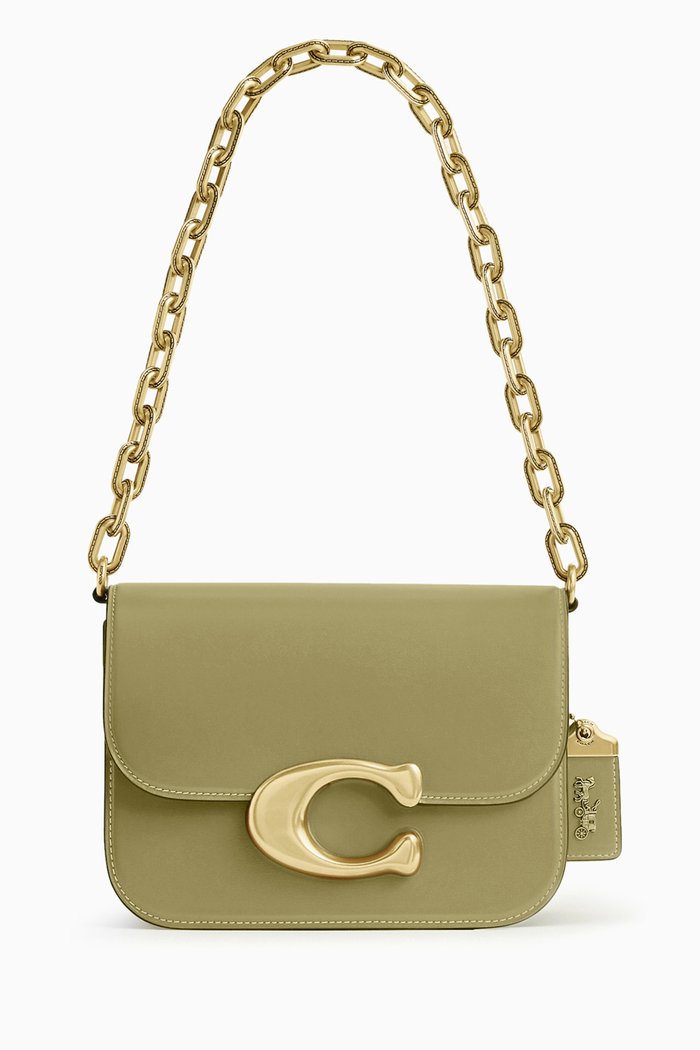 

Idol Mini Bag in Calf Leather, Green