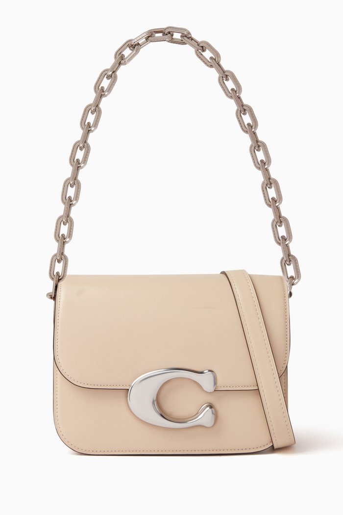 

Mini Idol Bag in Calf Leather, White