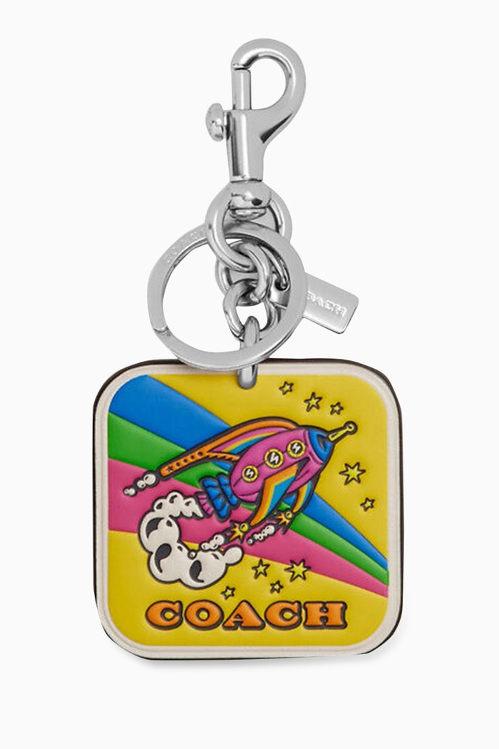 

Cosmic Rocket Bag Charm, Multicolour