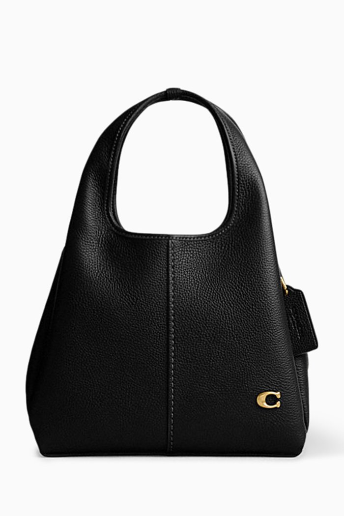

Lana 23 Shoulder Bag in Pebble Leather, Black