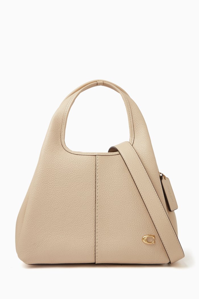 

Lana 23 Shoulder Bag in Pebble Leather, White