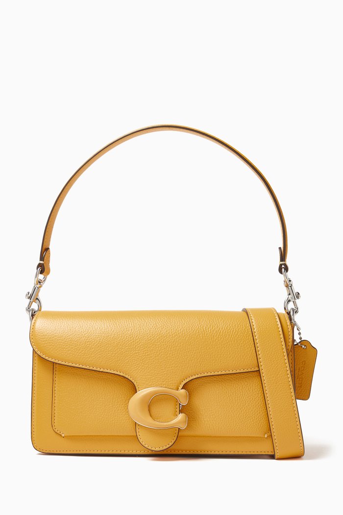 

Tabby 26 Shoulder Bag in Pebble Leather, Yellow