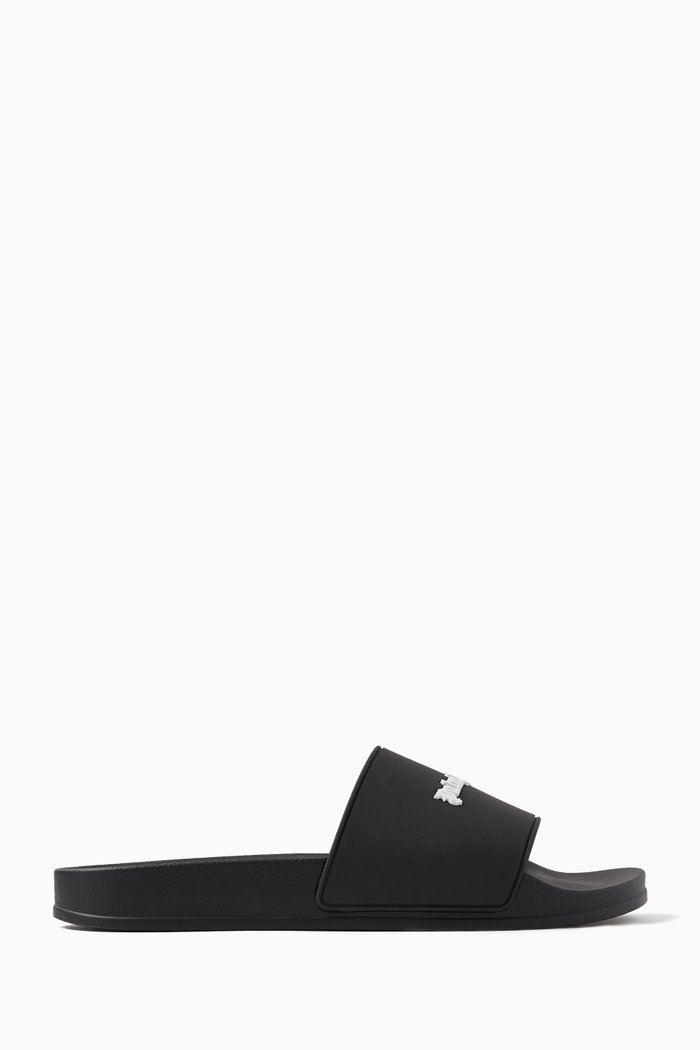 

Logo Pool Sliders in Rubber, Black
