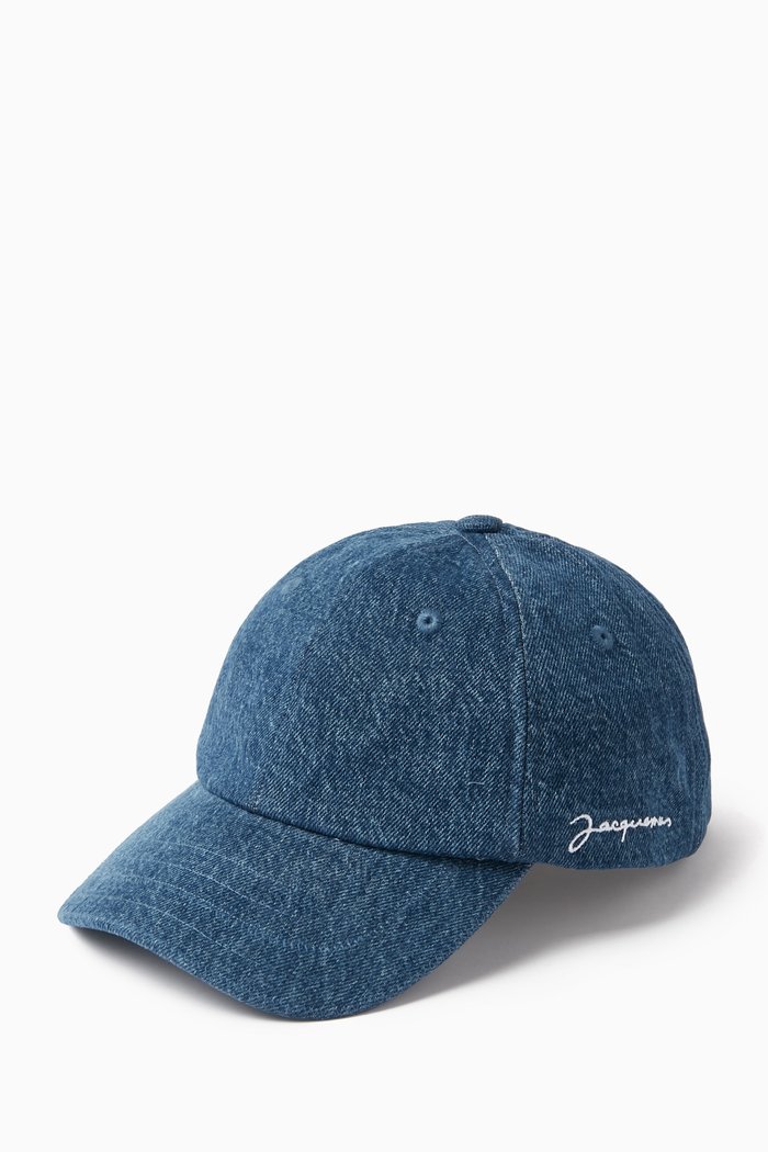 

La Casquette Baseball Hat in Denim, Blue