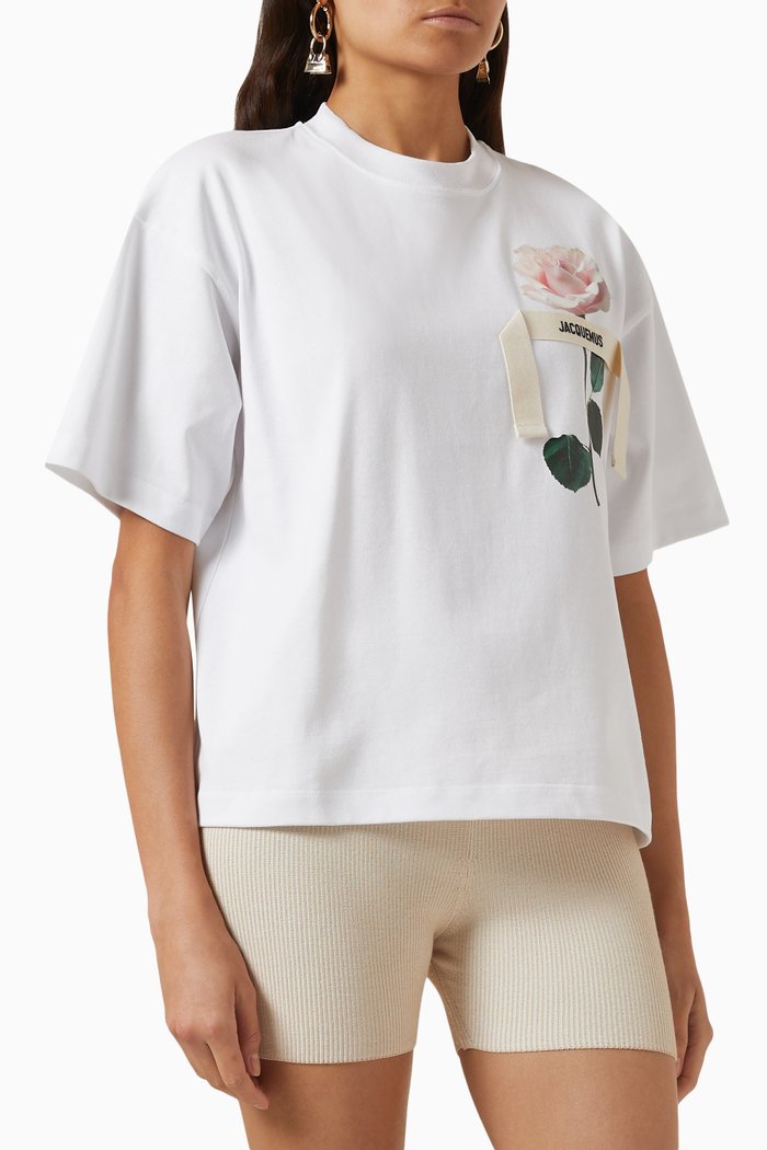 

Le Rose T-shirt in Cotton, Multicolour