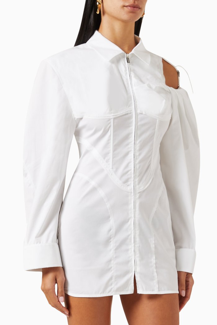 

La Robe Galliga Mini Dress in Viscose, White