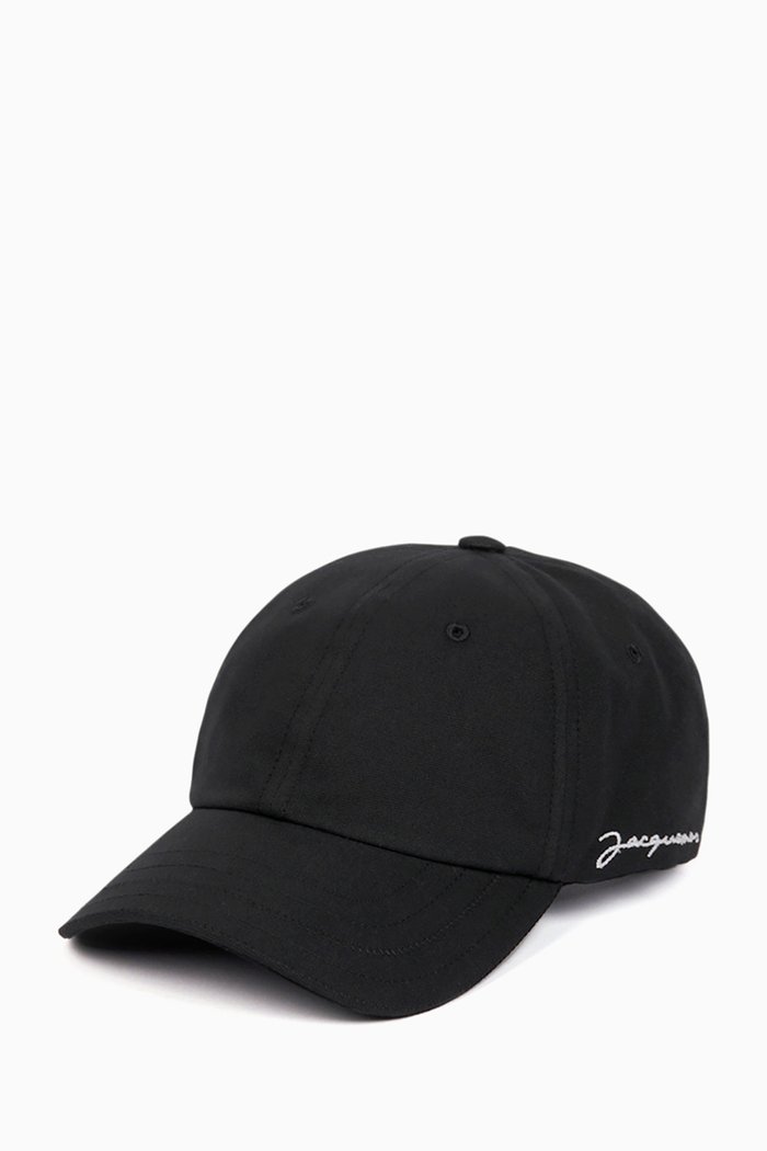 

La Casquette Jacquemus Baseball Cap in Cotton-twill, Black