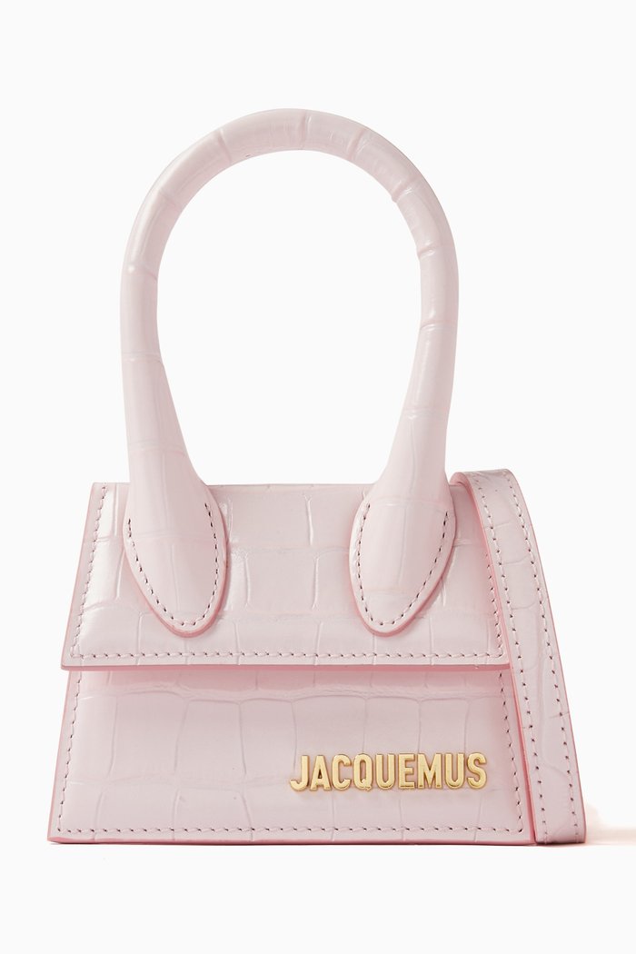 

Le Chiquito Mini Tote Bag in Leather, Pink