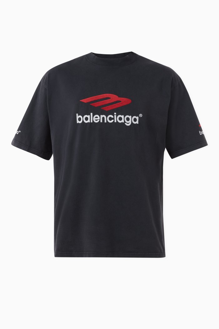 

3B Sports Icon Medium-fit T-Shirt in Jersey, Black