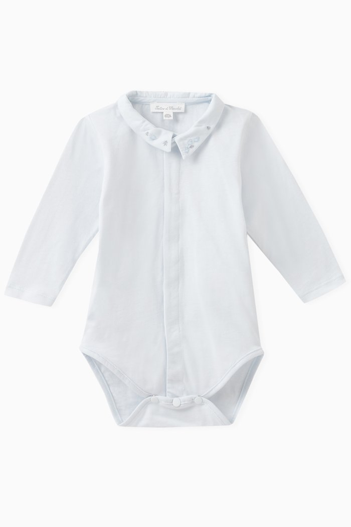 

Bodysuit in Cotton, Blue